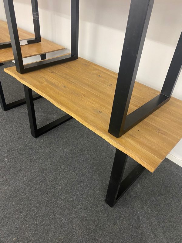 Tisch Esstisch Massivholz Eiche Baumkantentisch 2 Wahl B Wahre – Bild 24