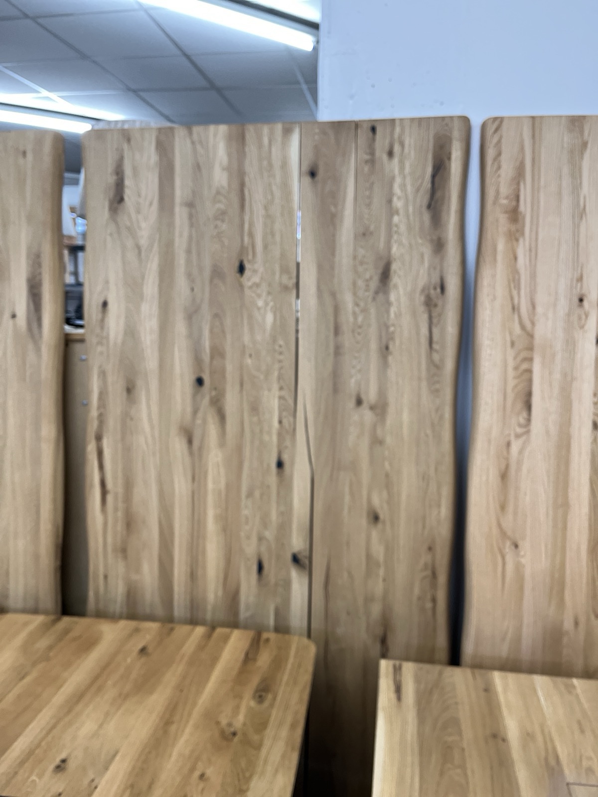 Tisch Esstisch Massivholz Eiche Baumkantentisch 2 Wahl B Wahre – Bild 4