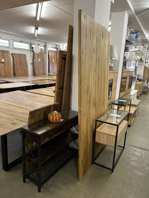 Tisch Esstisch Massivholz Eiche Baumkantentisch 2 Wahl B Wahre – Bild 14
