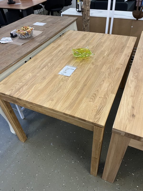 Esstisch Tisch + Massivholz Eiche 
+Echte Baumkante