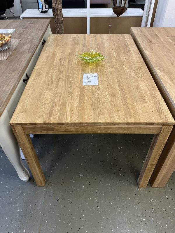 Esstisch Tisch + Massivholz Eiche 
+Echte Baumkante – Bild 2