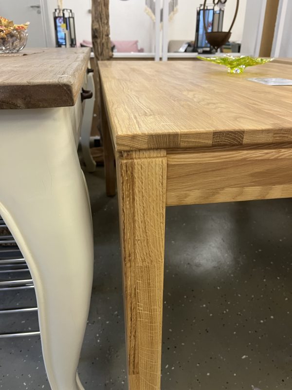 Esstisch Tisch + Massivholz Eiche 
+Echte Baumkante – Bild 3