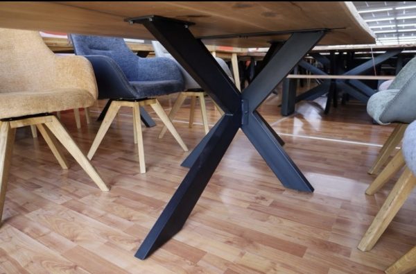 Esstisch Tisch +Massivholz
Eiche VOLL 4cm
+Baumkante +Epoxidharz – Bild 7