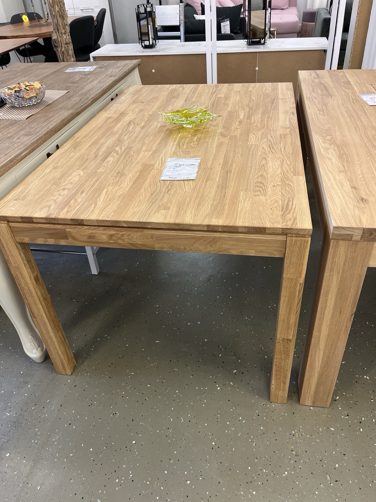 Esstisch Tisch + Massivholz Eiche 
+Echte Baumkante – Bild 5