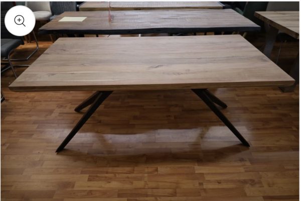 Esstisch Tisch + Massivholz Akazie +
Designer Gestell – Bild 3