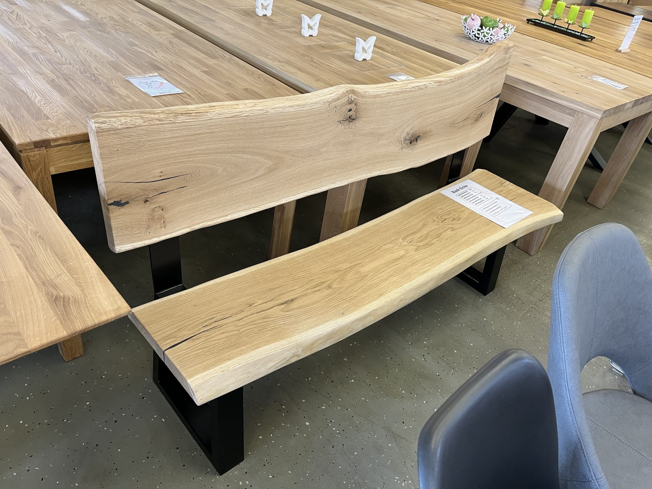 Sitzbank Bank Baumkante Massiv Holz
Eiche in Angebot !!! – Bild 5