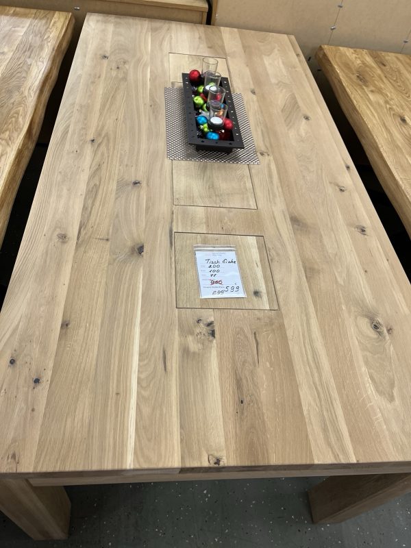 Massiven Eichentisch Holztisch Tisch Eiche
200x100 cm – Bild 2