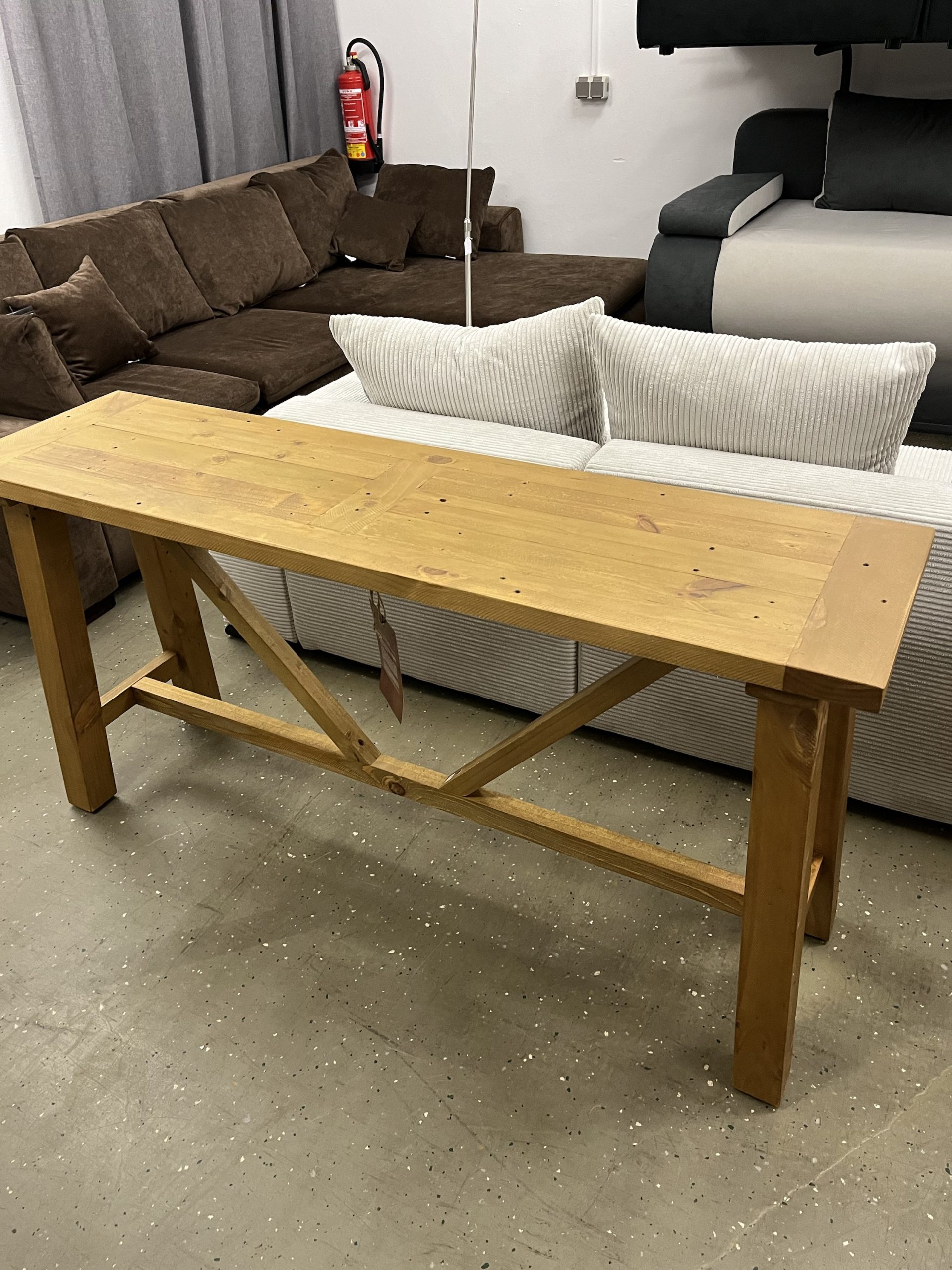 Konsolentisch Konsolen Massiv Holztisch
150×77 cm