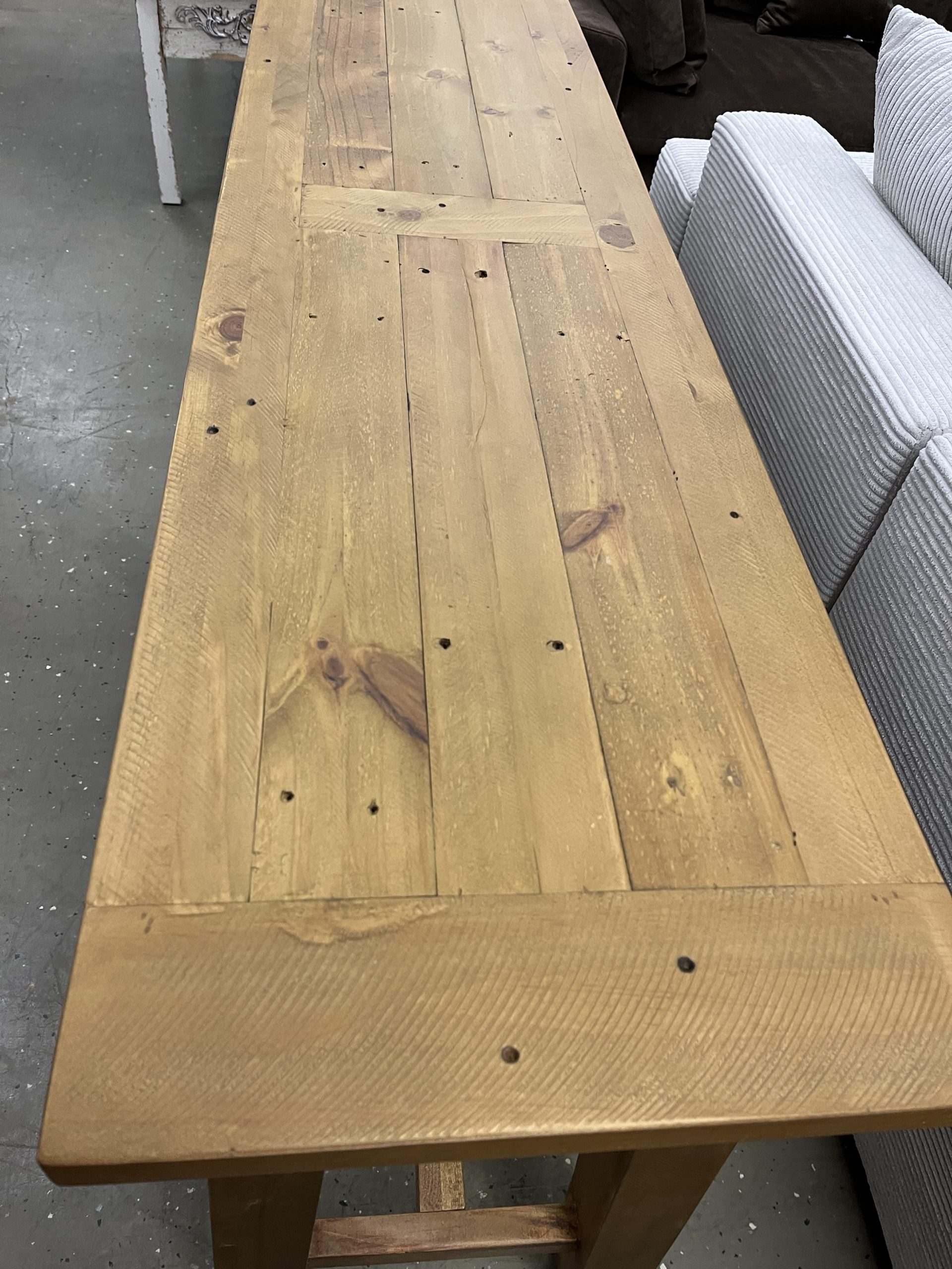 Konsolentisch Konsolen Massiv Holztisch
150×77 cm – Bild 8