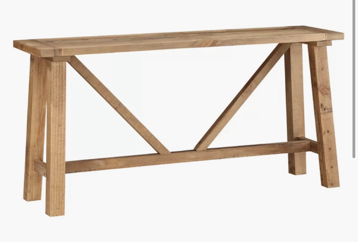Konsolentisch Konsolen Massiv Holztisch
150×77 cm – Bild 15