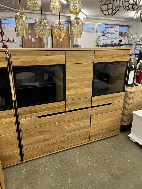 Highboard Kommode Vitrine Front
Massivholz Eiche