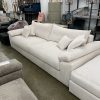 Big-Sofa Wohnlandschaft XXL Mega Sofa
+ Hocker in Cord