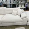 Big-Sofa Wohnlandschaft XXL Mega Sofa
+ Hocker in Cord – Bild 3
