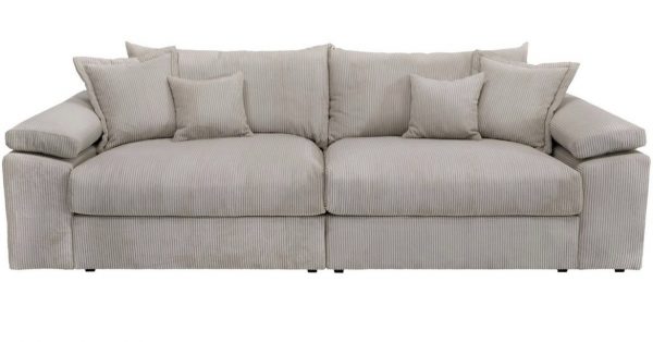 Big-Sofa Wohnlandschaft XXL Mega
Soïa+Sessel+Hocker in Cord – Bild 12