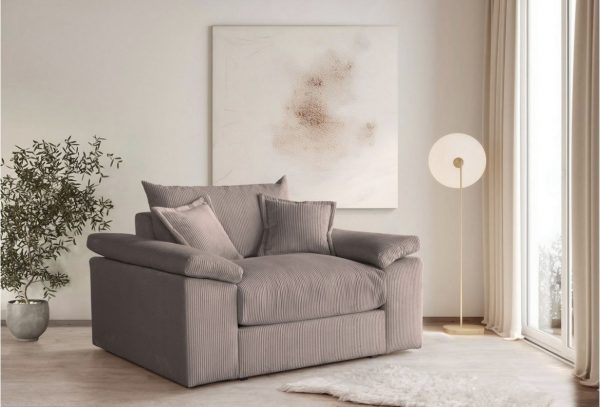 Big-Sofa Wohnlandschaft XXL Mega
Soïa+Sessel+Hocker in Cord – Bild 10