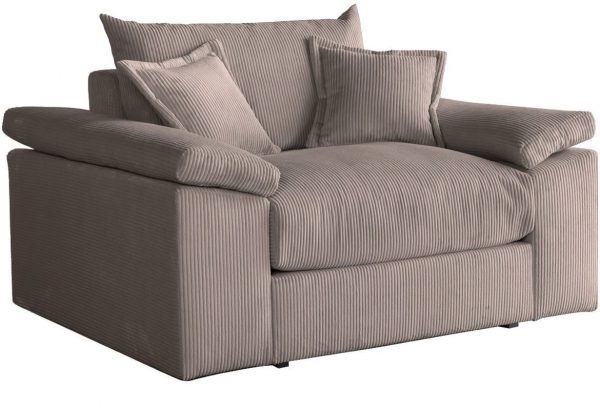 Big-Sofa Wohnlandschaft XXL Mega
Soïa+Sessel+Hocker in Cord – Bild 9