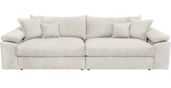 Big-Sofa Wohnlandschaft XXL Mega Sofa
+ Hocker in Cord – Bild 10