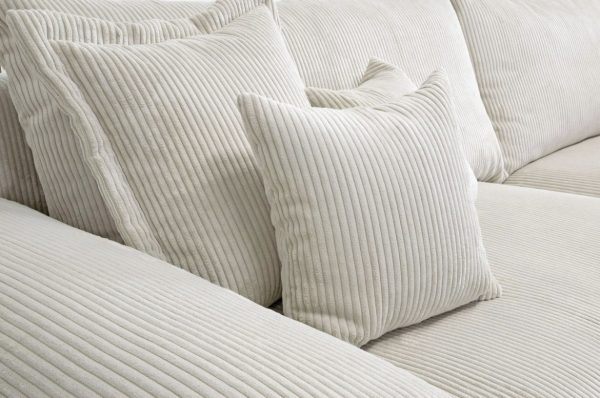 Big-Sofa Wohnlandschaft XXL Mega Sofa
+ Hocker in Cord – Bild 7
