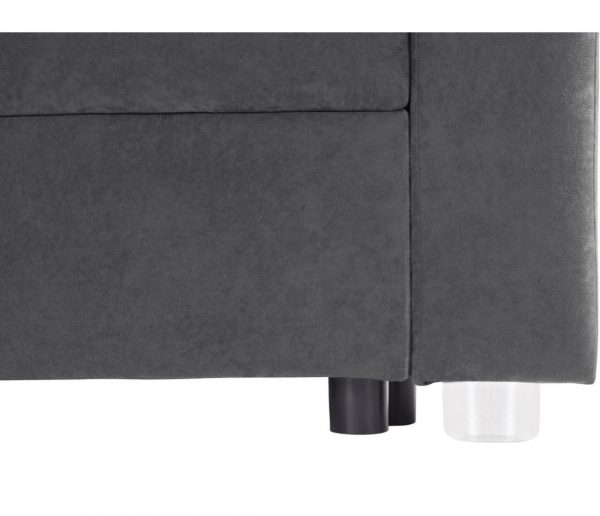 Ecksofa Schlafsofa L-Form inklusive Bettfunktion, Federkern LED Beleuchtung – Bild 6