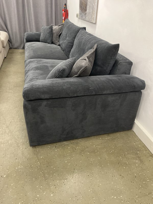 Big-Sofa Mega-Sofa, Cord Federkern-XXL
- Breite 303 cm – Bild 2