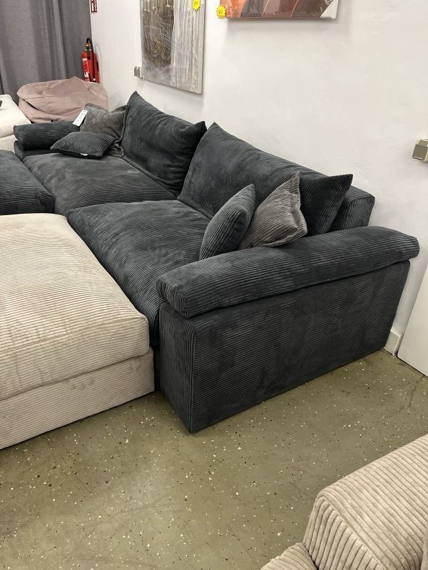 Big-Sofa Mega-Sofa, Cord Federkern-XXL
- Breite 303 cm – Bild 5