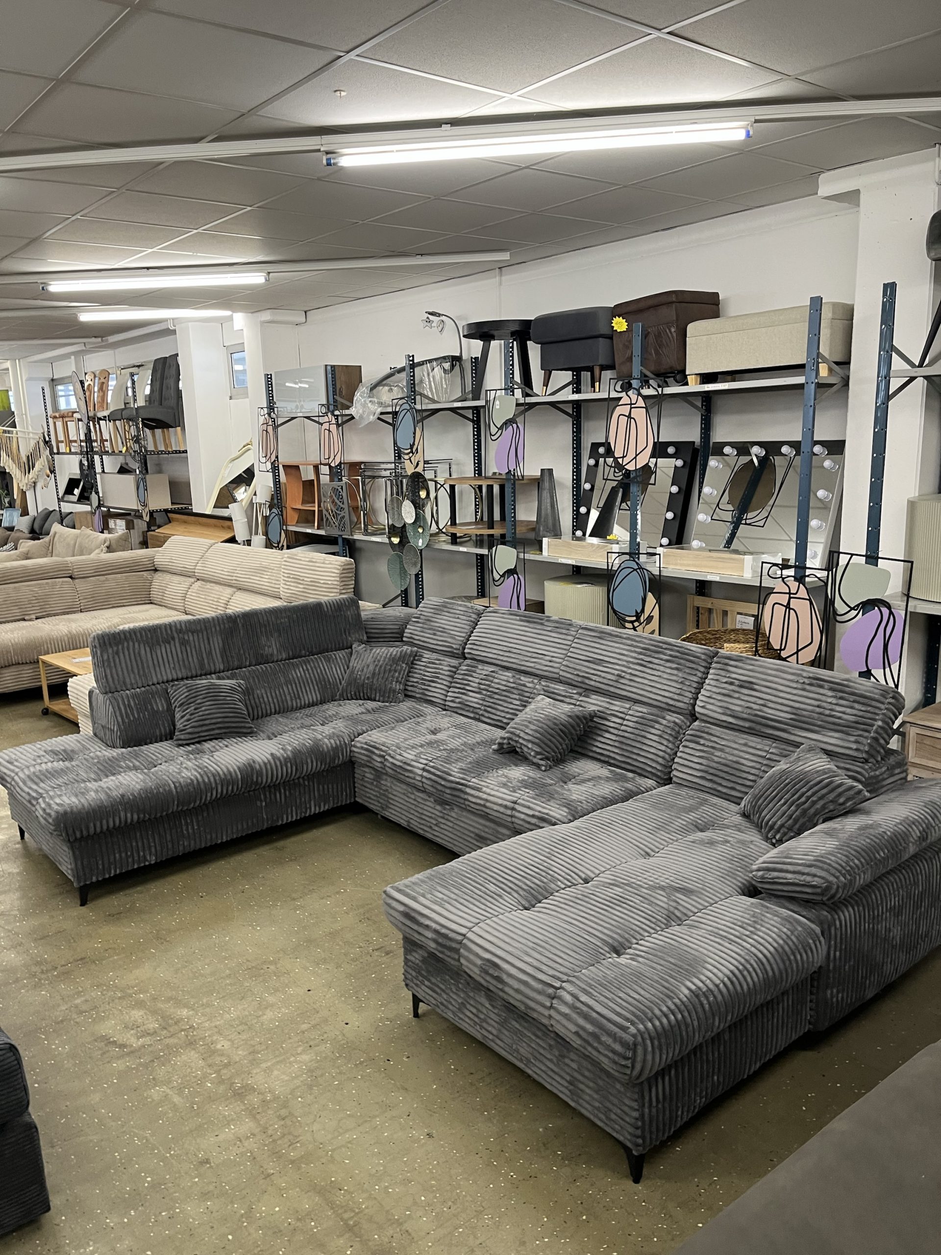 Wohnlandschaft Schlafsofa Sofa Cord
Bettfunktion Stauraum Neu – Bild 10