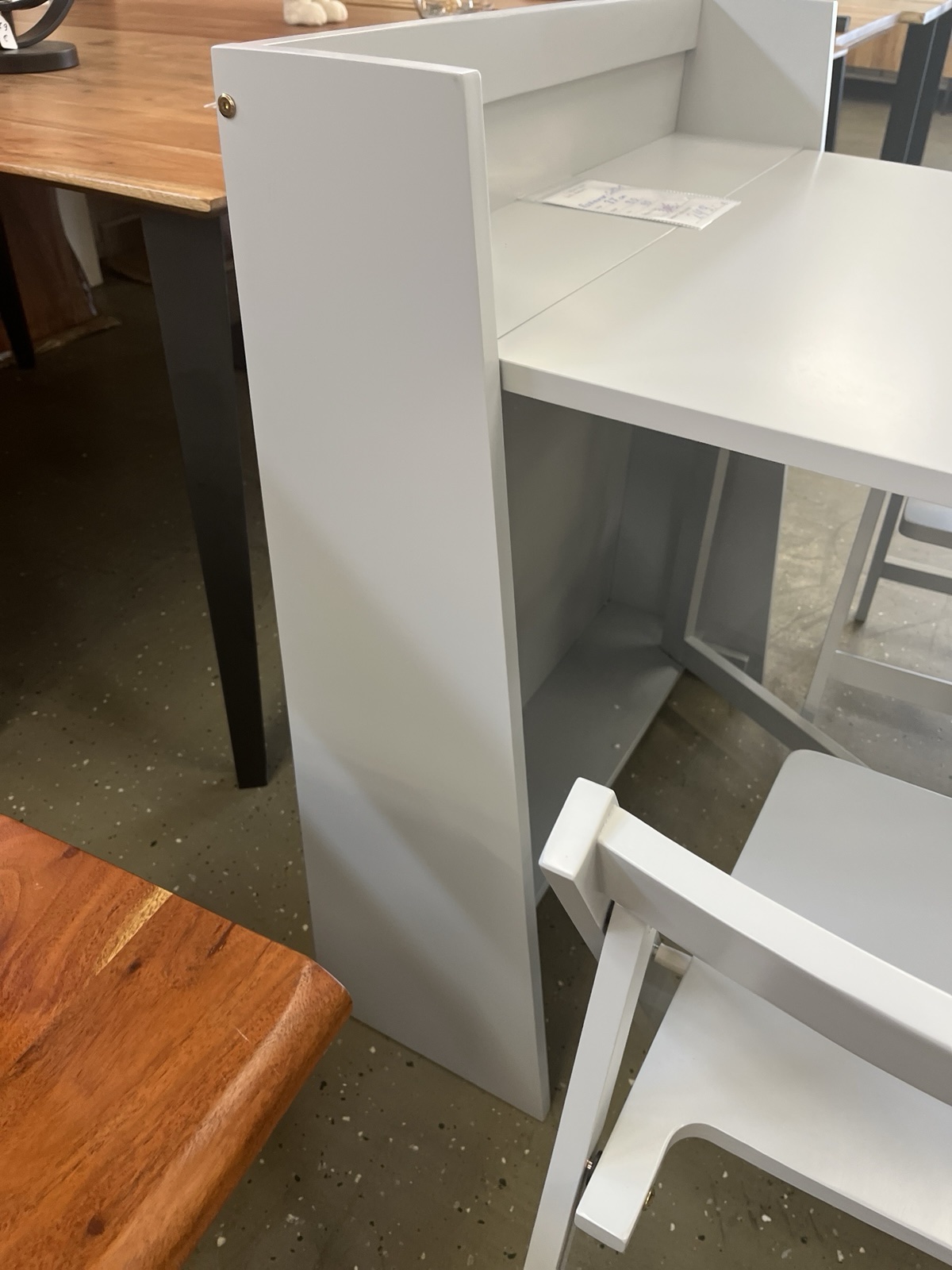 Tisch mit Stühle Das kompakte Esszimmer-Set in hellgrau Neu ! – Bild 14