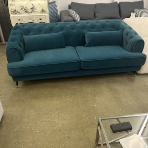 3-Sitzer-Sofa, Samt, Enteneiblau
200x90x72 Neue !