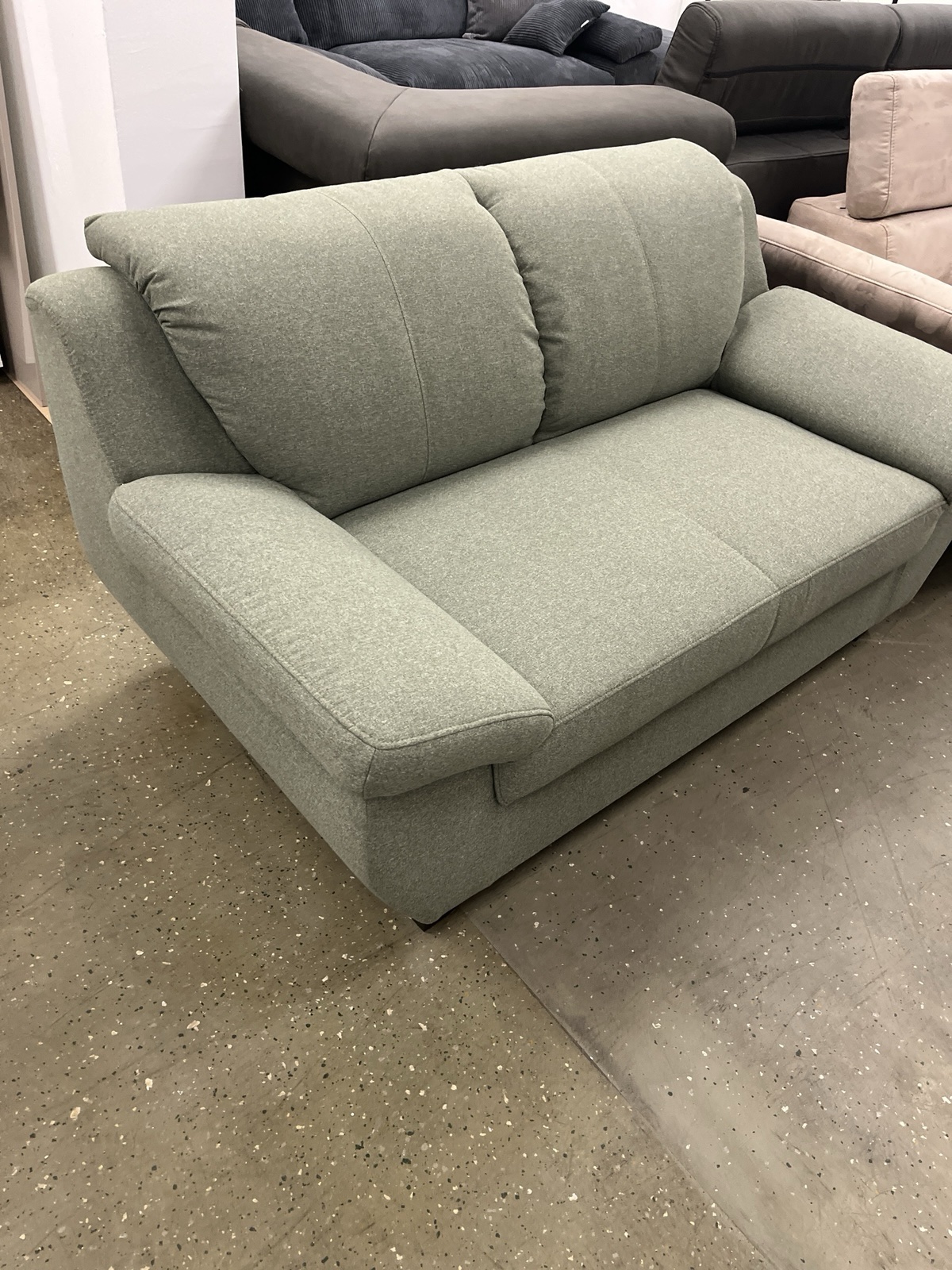 collection Sofa Panama, 2 Sitzer, 2er Couch, Garnitur, 2 er Sofa, 91 x 159 x 80 cm (BxTxH), grün – Bild 6
