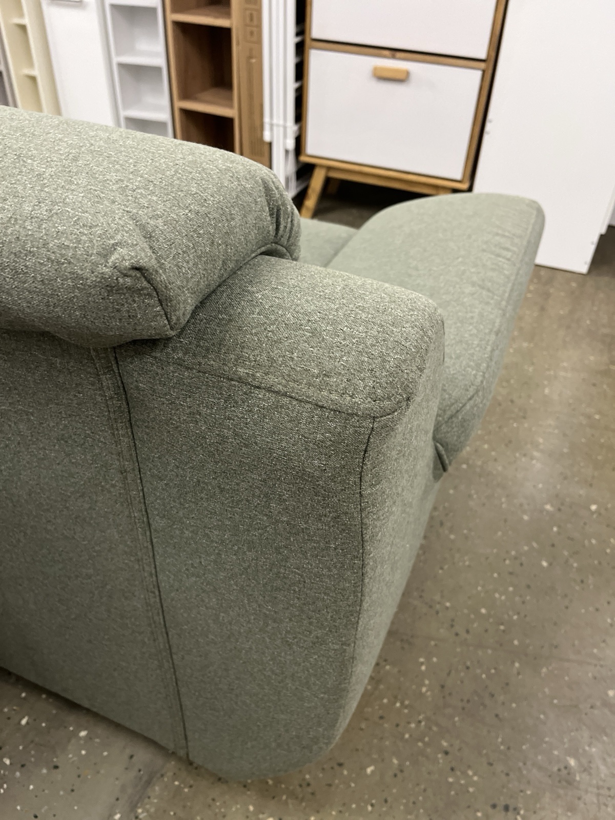 collection Sofa Panama, 2 Sitzer, 2er Couch, Garnitur, 2 er Sofa, 91 x 159 x 80 cm (BxTxH), grün – Bild 3