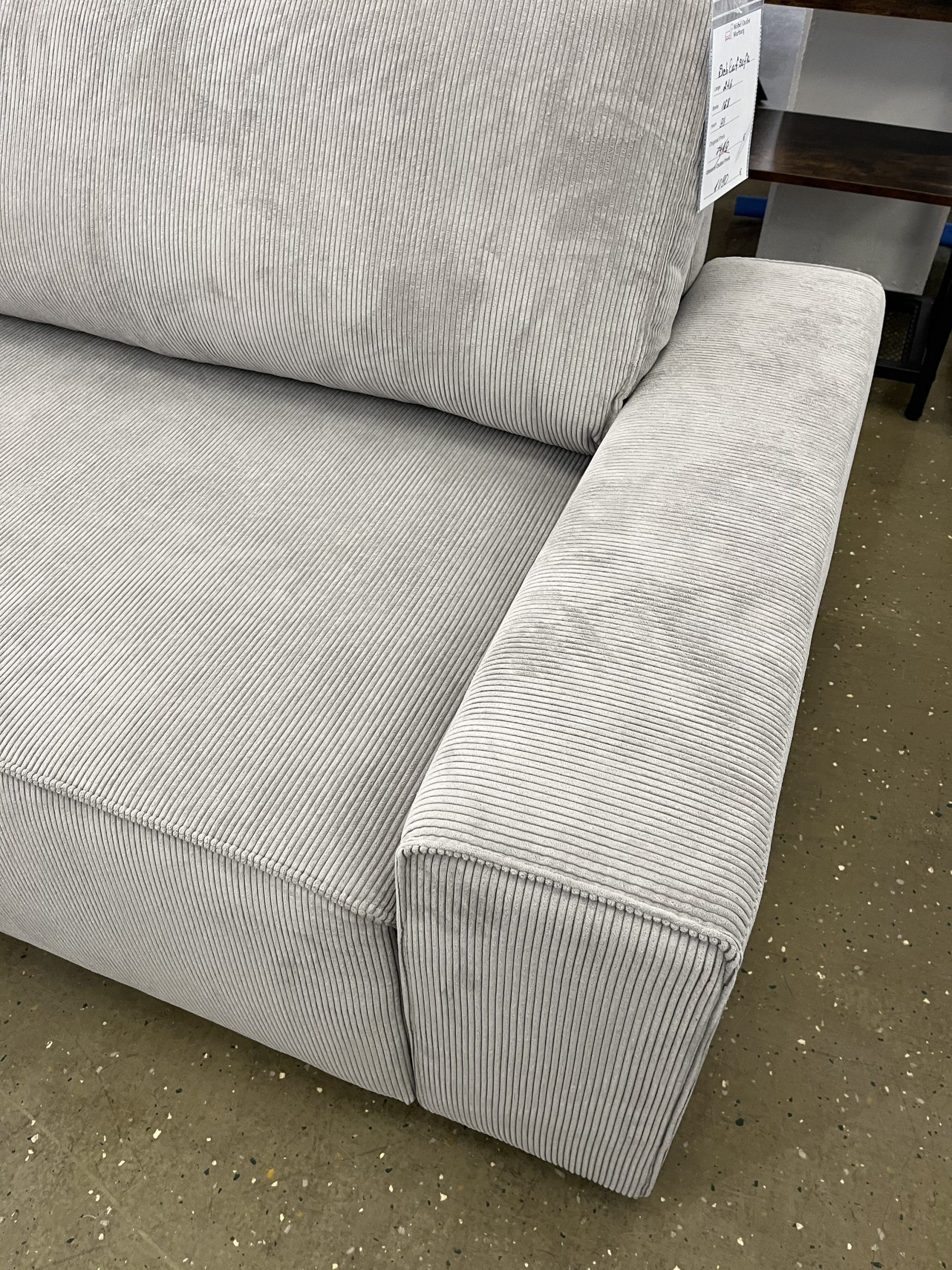 Ecksofa Schlafsofa mit Bettkasten, Couch in L-Form, Breite 245 cm – Bild 4