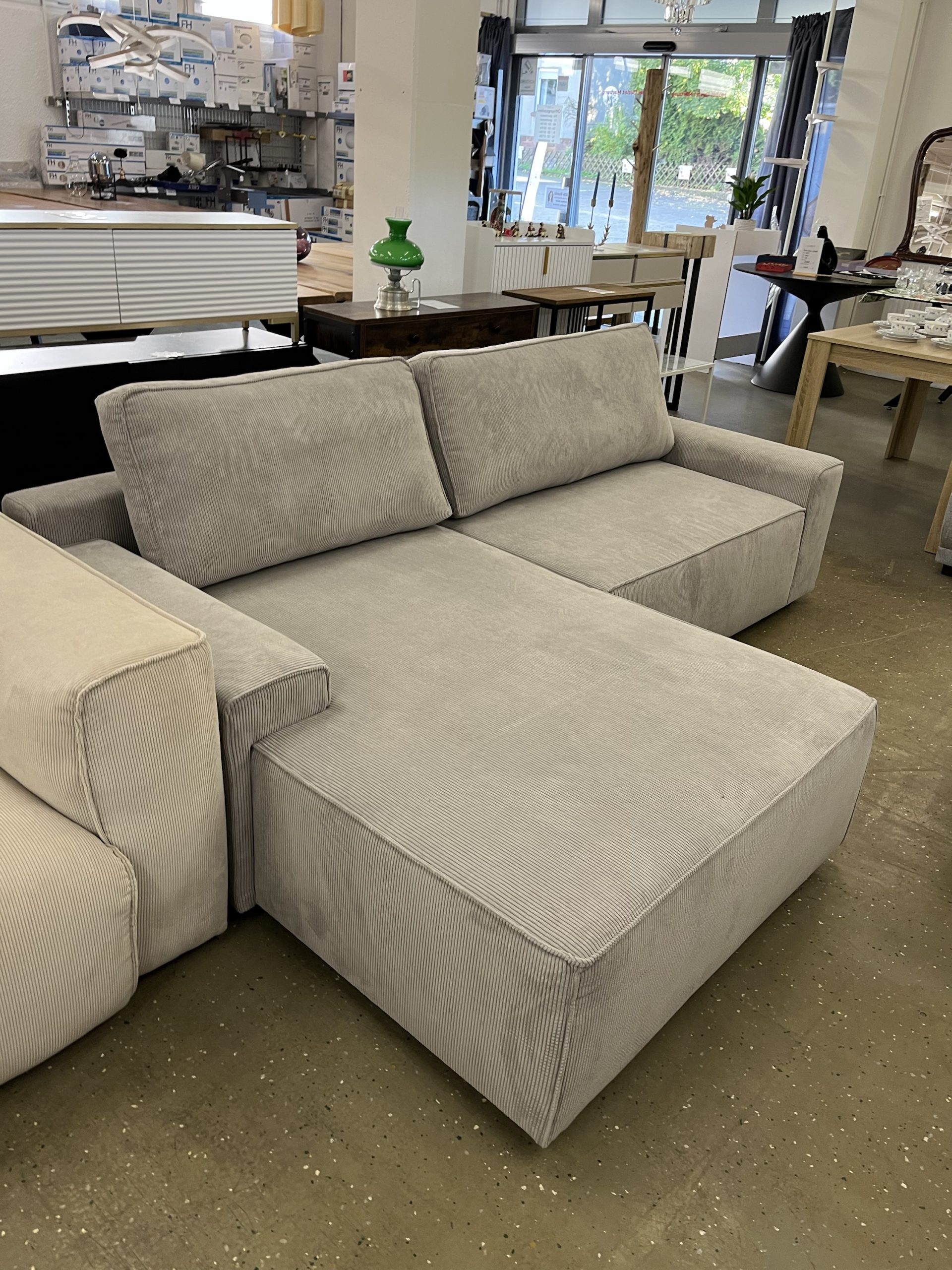 Ecksofa Schlafsofa mit Bettkasten, Couch in L-Form, Breite 245 cm – Bild 5