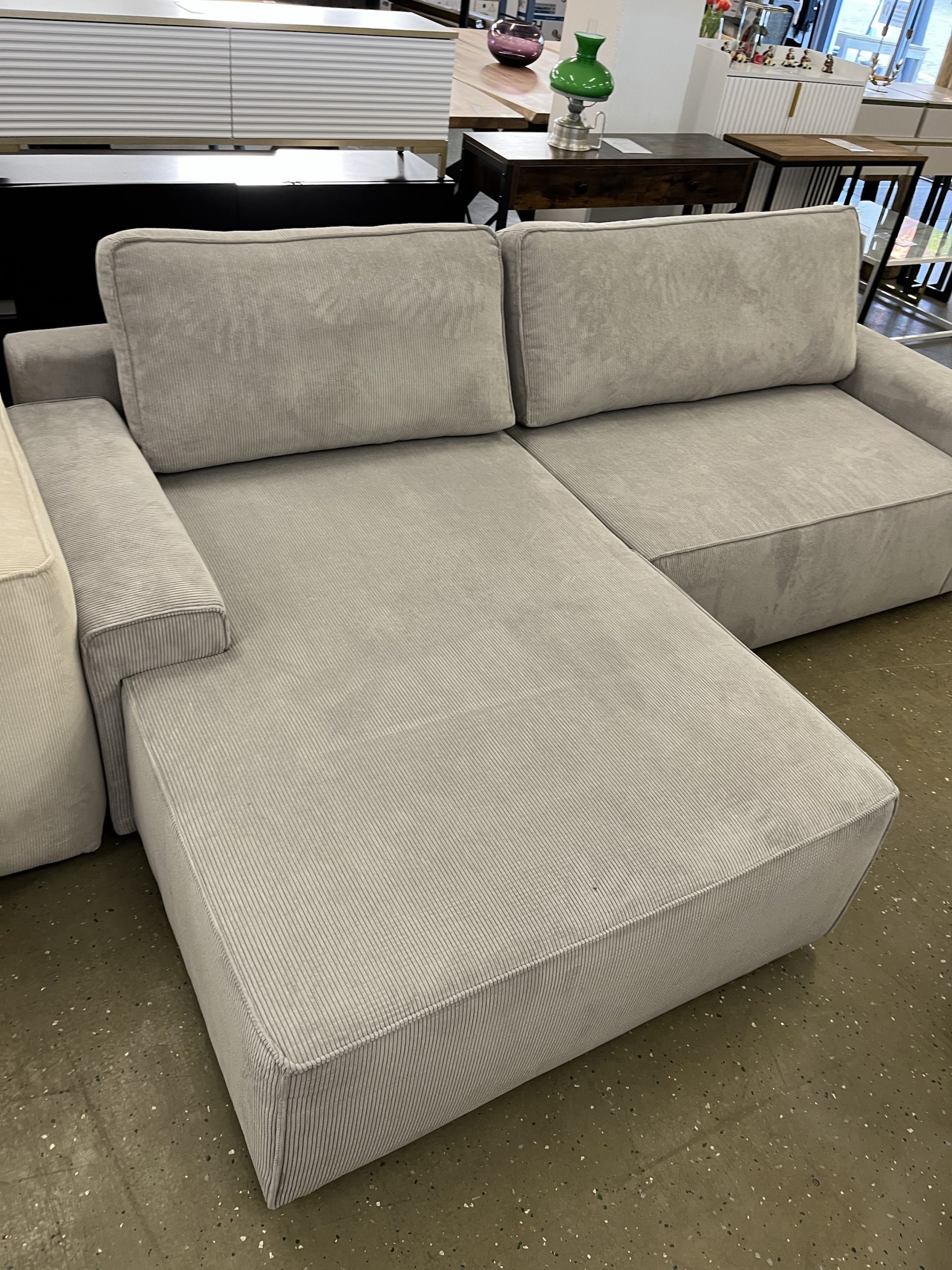 Ecksofa Schlafsofa mit Bettkasten, Couch in L-Form, Breite 245 cm – Bild 9