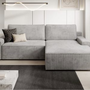 Ecksofa Schlafsofa mit Bettkasten, Couch in L-Form, Breite 245 cm