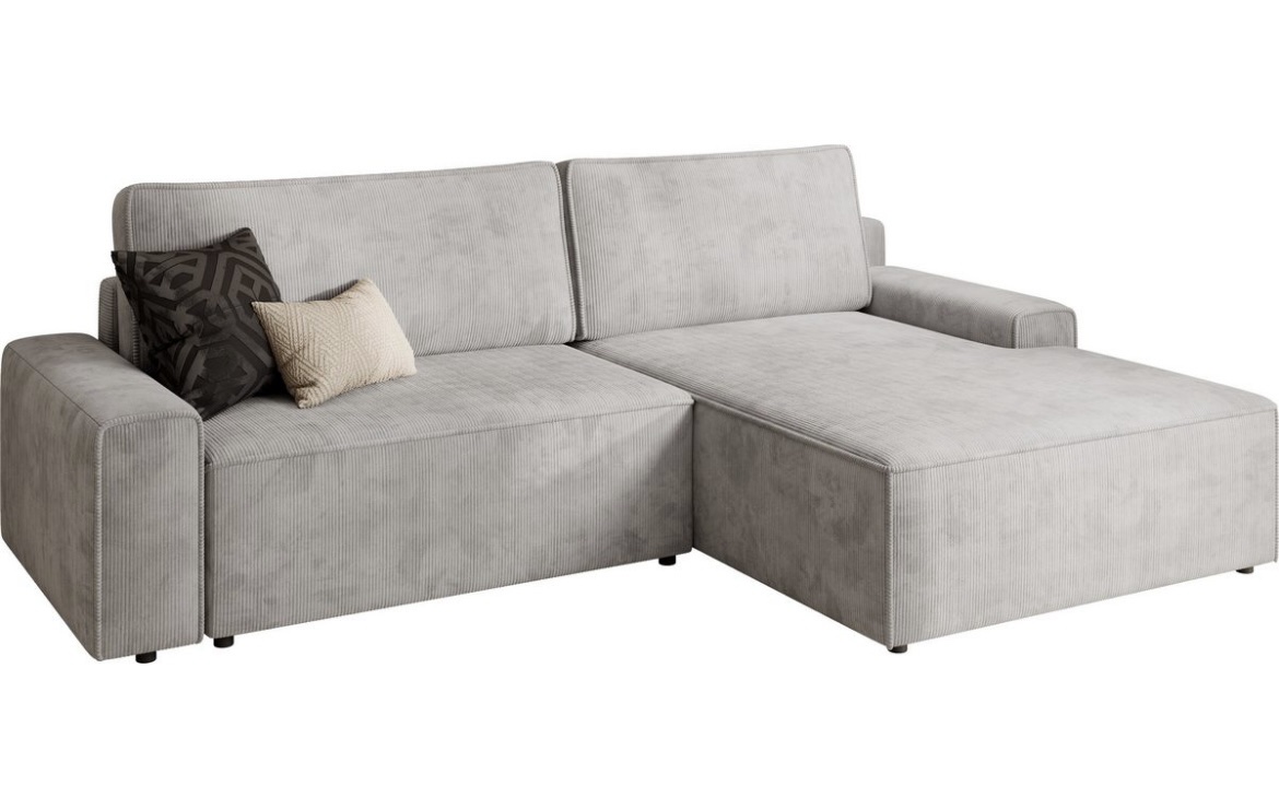 Ecksofa Schlafsofa mit Bettkasten, Couch in L-Form, Breite 245 cm – Bild 11