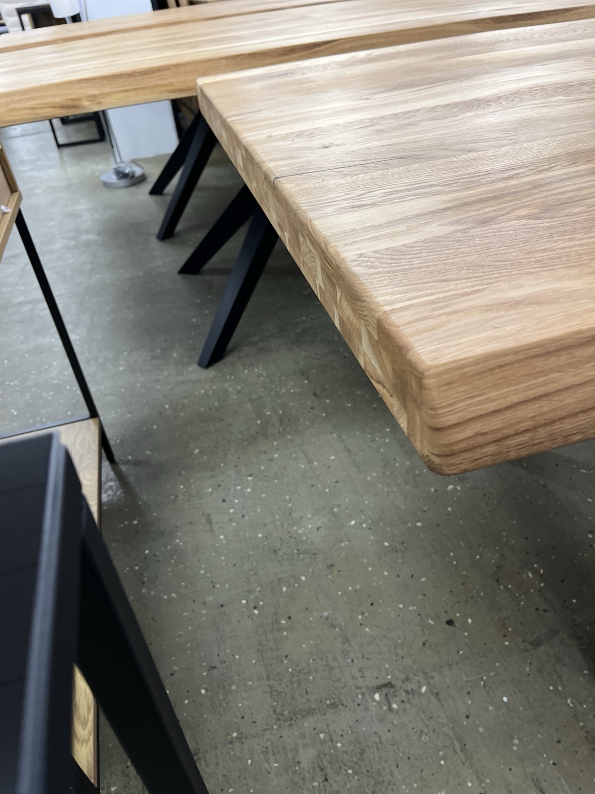 Esstisch aus Eiche Massiv mit Baumkante 280x100x75 cm 60 mm Stark gedoppelt ❗️ – Bild 10