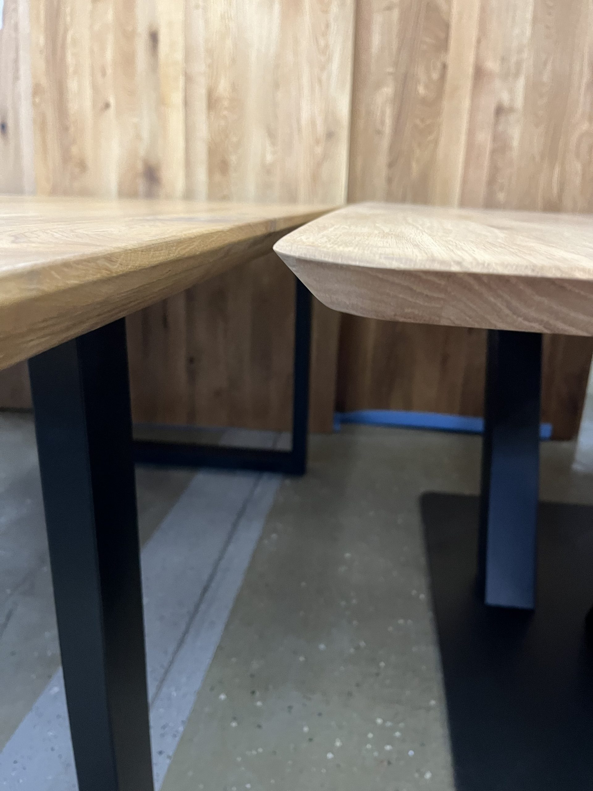 Esstisch aus Eiche Massiv 180x90x75 cm 30 mm Stark – Bild 4