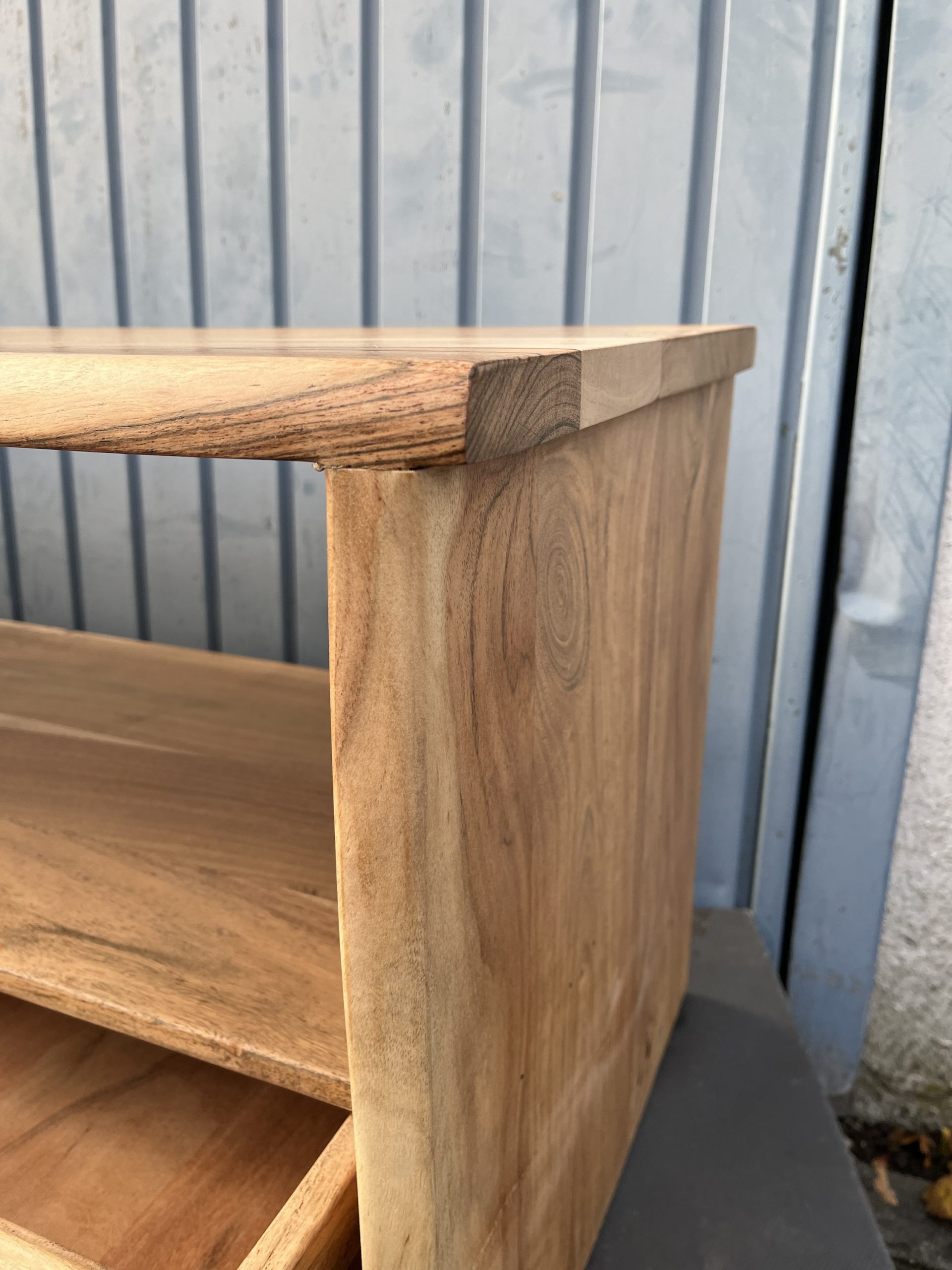 TV Board Sideboard Vollmassiv Holz Akazie 230x45x50 cm.Neue – Bild 6