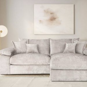 Ecksofa Mega-Sofa, XL L-Form, B: 246 cm
Bezug: Chenille-Struktur