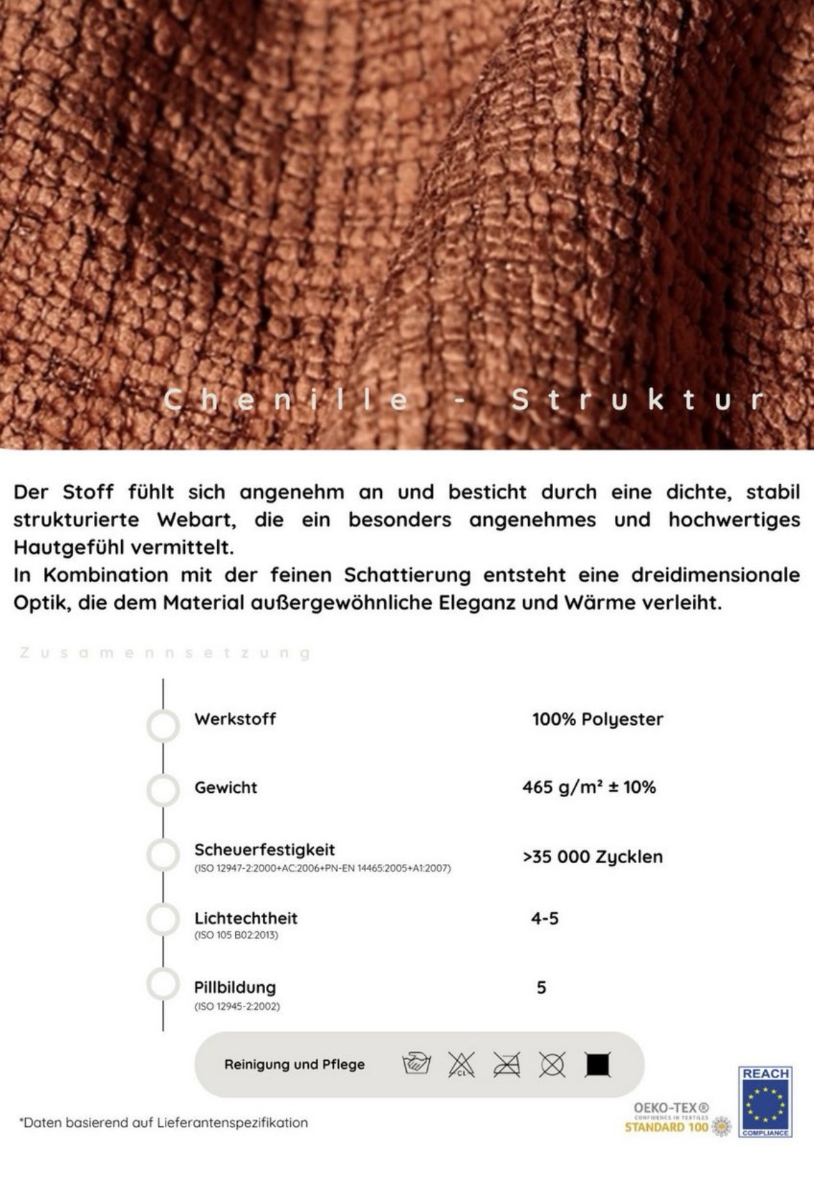 Ecksofa Mega-Sofa, XL L-Form, B: 246 cm
Bezug: Chenille-Struktur – Bild 5