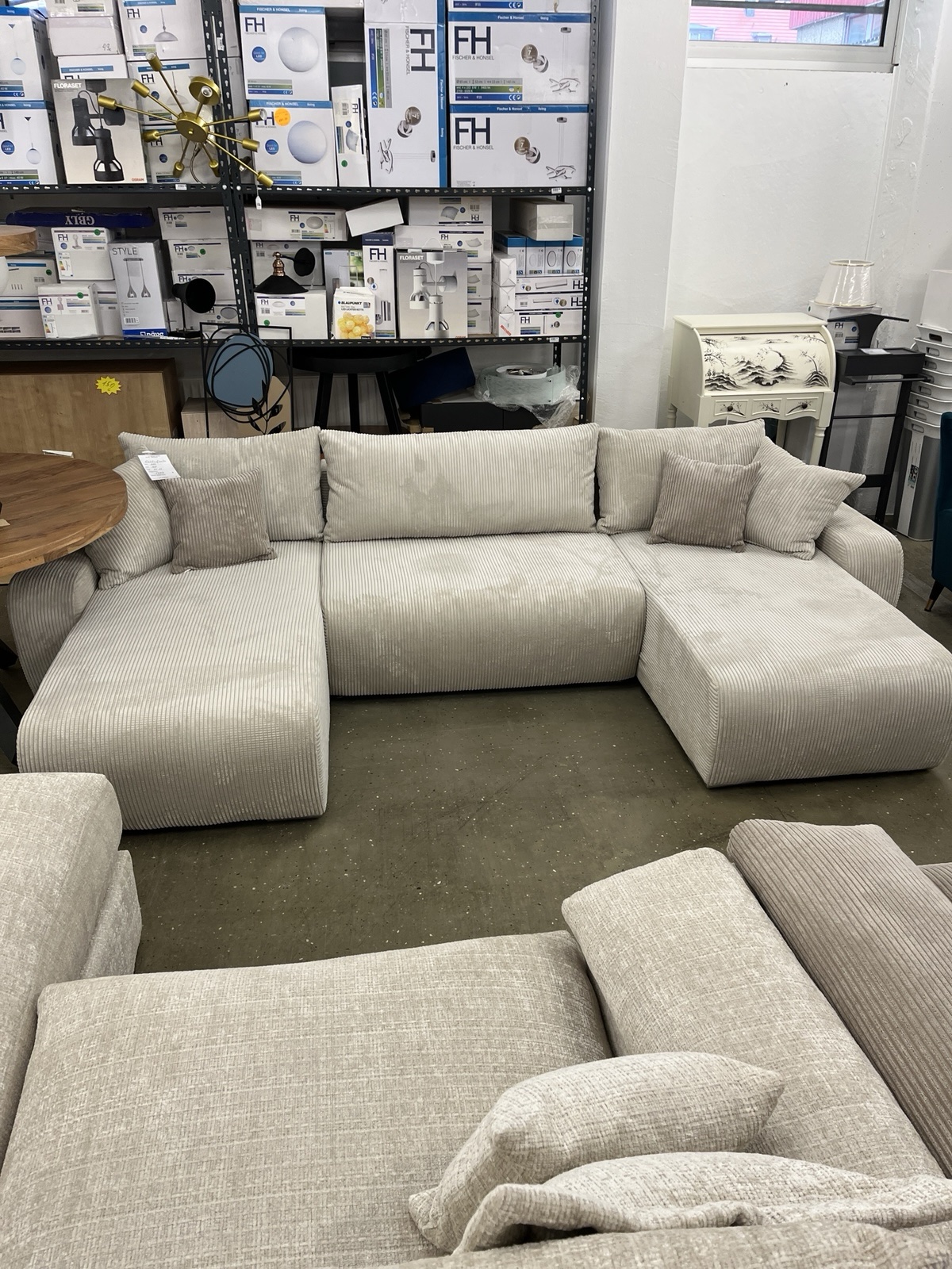 Wohnlandschaft Schlafsofa U-Form, Breite
314 cm – Bild 3