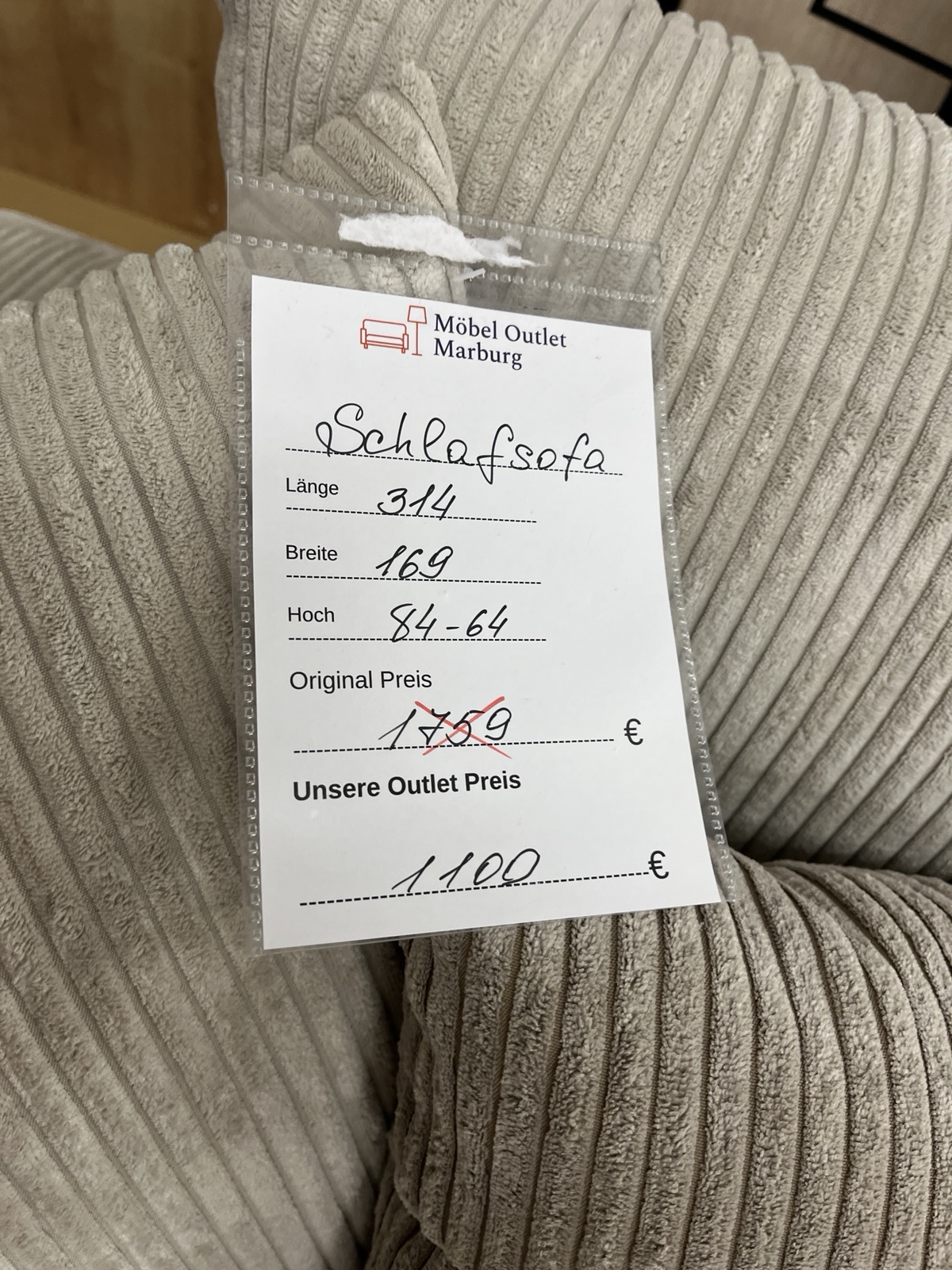 Wohnlandschaft Schlafsofa U-Form, Breite
314 cm – Bild 2